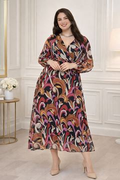 Immagine di CURVY GIRL QUALITY CHIFFON DRESS